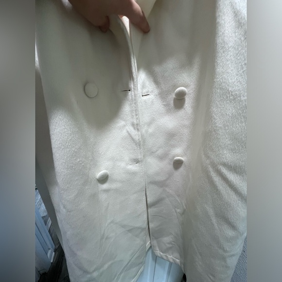 Cocoon Drape Front Coat - Picture 3 of 6